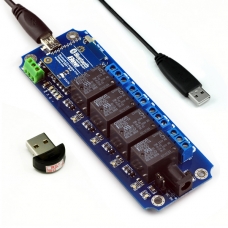 TOSR04 - 4 Channel Smartphone Bluetooth Relay Kit - (Andorid/iOS)